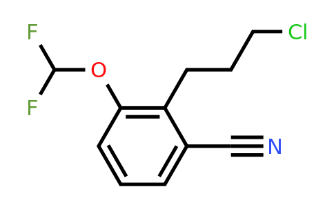 1806641-07-5 | 2-(3-Chloropropyl)-3-(difluoromethoxy)benzonitrile
