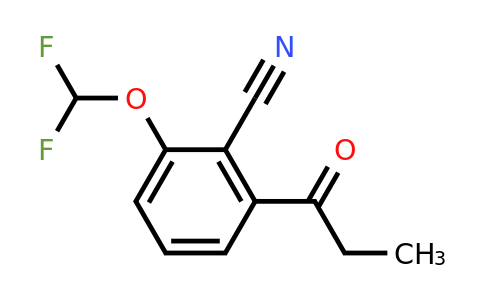 1806641-08-6 | 2-(Difluoromethoxy)-6-propionylbenzonitrile
