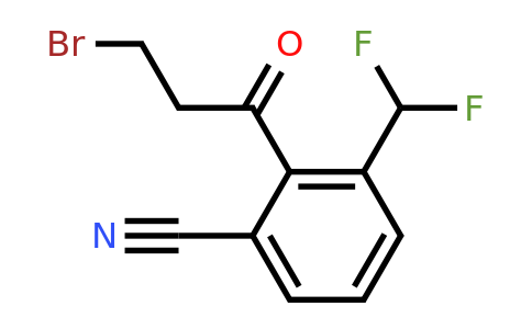 1806641-22-4 | 2-(3-Bromopropanoyl)-3-(difluoromethyl)benzonitrile