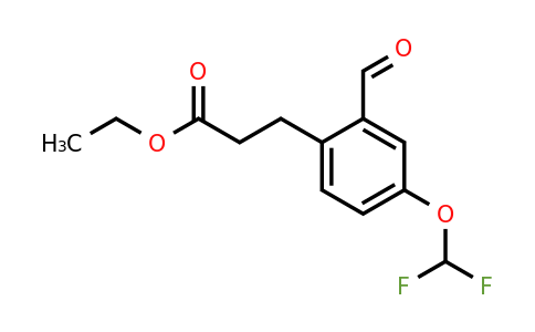 1806642-34-1 | Ethyl 4-(difluoromethoxy)-2-formylphenylpropanoate