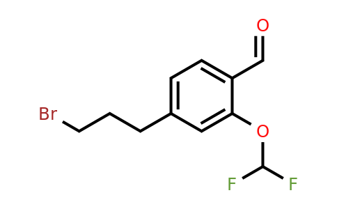 1806642-52-3 | 4-(3-Bromopropyl)-2-(difluoromethoxy)benzaldehyde