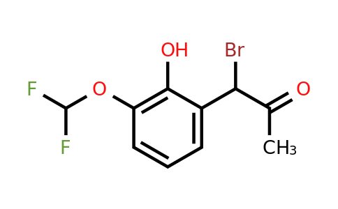 1806643-19-5 | 1-Bromo-1-(3-(difluoromethoxy)-2-hydroxyphenyl)propan-2-one