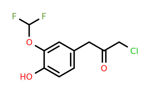 1806643-44-6 | 1-Chloro-3-(3-(difluoromethoxy)-4-hydroxyphenyl)propan-2-one