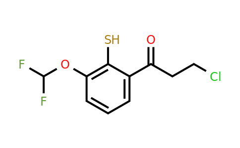 1806643-94-6 | 3-Chloro-1-(3-(difluoromethoxy)-2-mercaptophenyl)propan-1-one