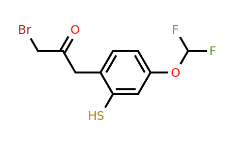 1806644-02-9 | 1-Bromo-3-(4-(difluoromethoxy)-2-mercaptophenyl)propan-2-one