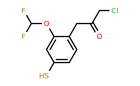 1806644-11-0 | 1-Chloro-3-(2-(difluoromethoxy)-4-mercaptophenyl)propan-2-one