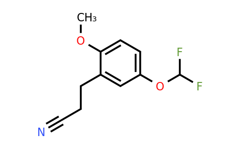1806644-27-8 | 5-(Difluoromethoxy)-2-methoxyphenylpropanenitrile