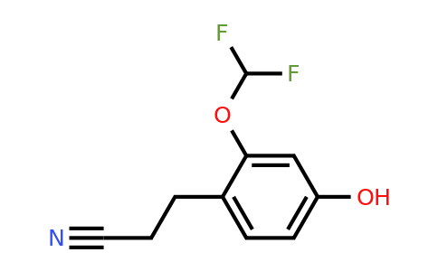 1806644-41-6 | 2-(Difluoromethoxy)-4-hydroxyphenylpropanenitrile