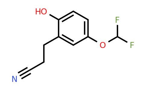 1806644-46-1 | 5-(Difluoromethoxy)-2-hydroxyphenylpropanenitrile