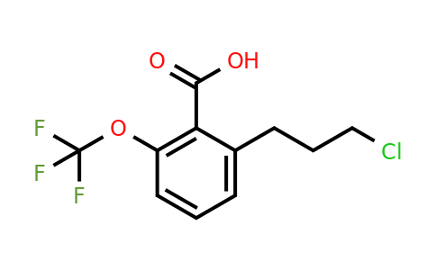 1806645-10-2 | 2-(3-Chloropropyl)-6-(trifluoromethoxy)benzoic acid