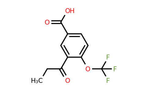 1806645-24-8 | 3-Propionyl-4-(trifluoromethoxy)benzoic acid