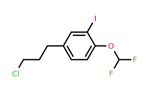 1806645-31-7 | 1-(3-Chloropropyl)-4-(difluoromethoxy)-3-iodobenzene