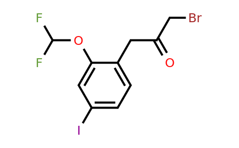 1806645-48-6 | 1-Bromo-3-(2-(difluoromethoxy)-4-iodophenyl)propan-2-one