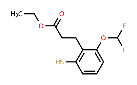 1806645-79-3 | Ethyl 2-(difluoromethoxy)-6-mercaptophenylpropanoate