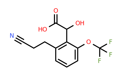 1806645-96-4 | 2-(2-Cyanoethyl)-6-(trifluoromethoxy)mandelic acid