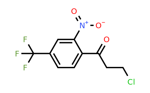 1806645-98-6 | 3-Chloro-1-(2-nitro-4-(trifluoromethyl)phenyl)propan-1-one