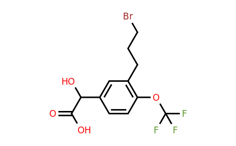 1806646-02-5 | 3-(3-Bromopropyl)-4-(trifluoromethoxy)mandelic acid