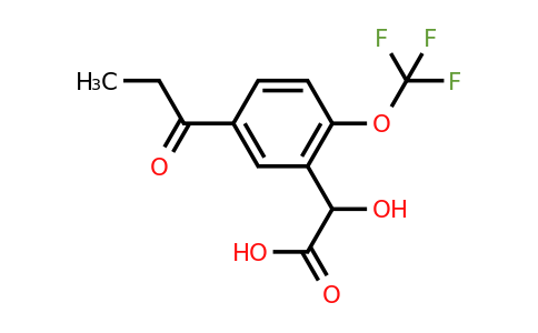 1806646-21-8 | 5-Propionyl-2-(trifluoromethoxy)mandelic acid