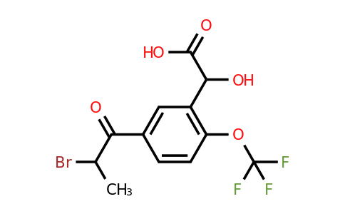 1806646-29-6 | 5-(2-Bromopropanoyl)-2-(trifluoromethoxy)mandelic acid