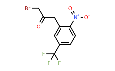 1806646-31-0 | 1-Bromo-3-(2-nitro-5-(trifluoromethyl)phenyl)propan-2-one