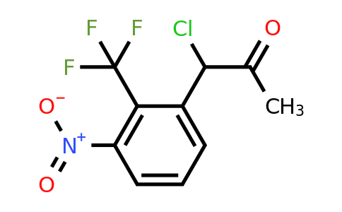 1806646-41-2 | 1-Chloro-1-(3-nitro-2-(trifluoromethyl)phenyl)propan-2-one