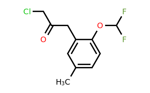 1806647-28-8 | 1-Chloro-3-(2-(difluoromethoxy)-5-methylphenyl)propan-2-one