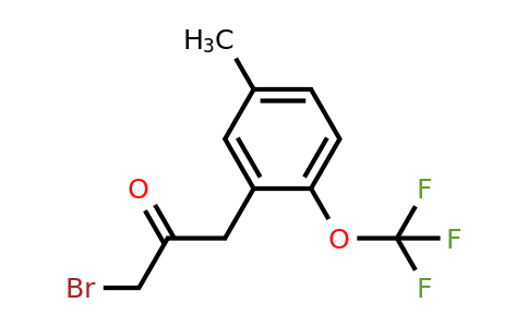 1806647-35-7 | 3-(3-Bromo-2-oxopropyl)-4-(trifluoromethoxy)toluene