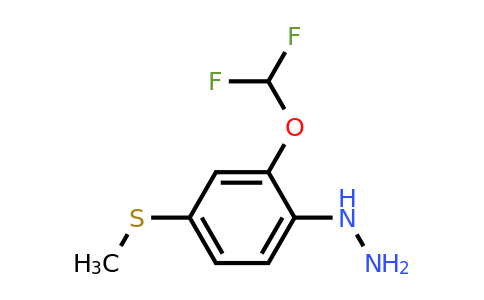 1806647-40-4 | 3-(Difluoromethoxy)-4-hydrazinylthianisole