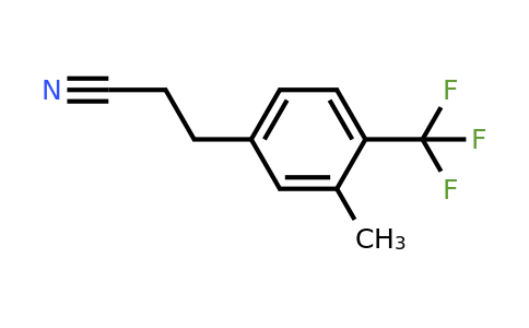 1806647-70-0 | 3-(3-Methyl-4-(trifluoromethyl)phenyl)propanenitrile