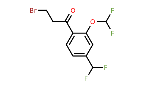 1806648-27-0 | 3-Bromo-1-(2-(difluoromethoxy)-4-(difluoromethyl)phenyl)propan-1-one