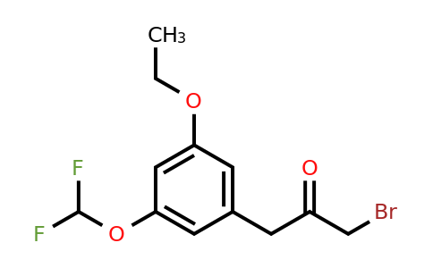 1806648-38-3 | 1-Bromo-3-(3-(difluoromethoxy)-5-ethoxyphenyl)propan-2-one