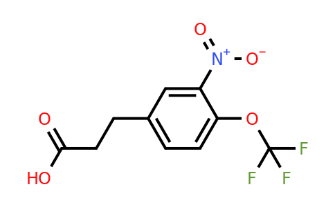 1806648-45-2 | 3-(3-Nitro-4-(trifluoromethoxy)phenyl)propanoic acid