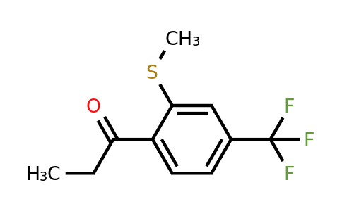 1806648-75-8 | 1-(2-(Methylthio)-4-(trifluoromethyl)phenyl)propan-1-one