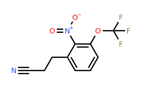 1806648-77-0 | 3-(2-Nitro-3-(trifluoromethoxy)phenyl)propanenitrile