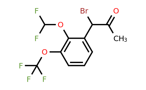 1806648-78-1 | 1-Bromo-1-(2-(difluoromethoxy)-3-(trifluoromethoxy)phenyl)propan-2-one