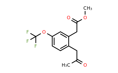 1806648-84-9 | Methyl 2-(2-oxopropyl)-5-(trifluoromethoxy)phenylacetate