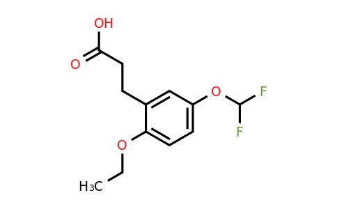 1806648-92-9 | 5-(Difluoromethoxy)-2-ethoxyphenylpropanoic acid