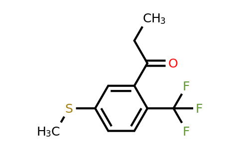 1806648-94-1 | 1-(5-(Methylthio)-2-(trifluoromethyl)phenyl)propan-1-one