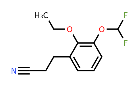1806649-16-0 | 3-(Difluoromethoxy)-2-ethoxyphenylpropanenitrile