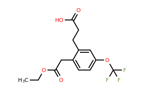 1806649-41-1 | Ethyl 2-(2-carboxyethyl)-4-(trifluoromethoxy)phenylacetate