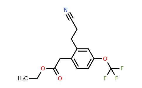 1806649-58-0 | Ethyl 2-(2-cyanoethyl)-4-(trifluoromethoxy)phenylacetate