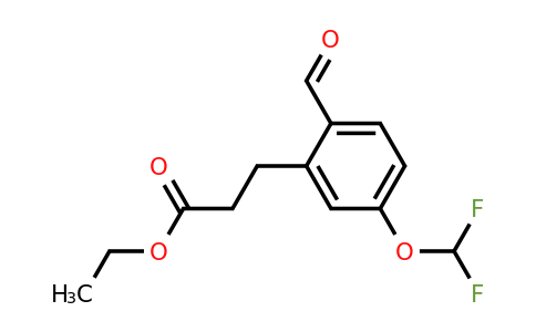 1806649-61-5 | Ethyl 5-(difluoromethoxy)-2-formylphenylpropanoate