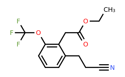 1806649-63-7 | Ethyl 2-(2-cyanoethyl)-6-(trifluoromethoxy)phenylacetate