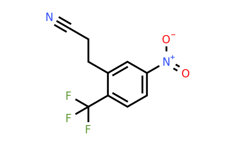 1806649-84-2 | 3-(5-Nitro-2-(trifluoromethyl)phenyl)propanenitrile
