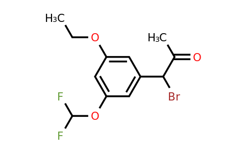 1806649-87-5 | 1-Bromo-1-(3-(difluoromethoxy)-5-ethoxyphenyl)propan-2-one