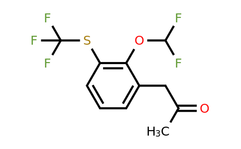 1806649-90-0 | 1-(2-(Difluoromethoxy)-3-(trifluoromethylthio)phenyl)propan-2-one