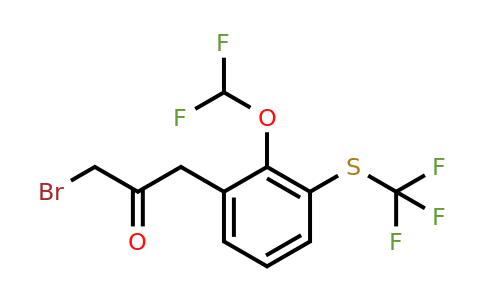 1806650-10-1 | 1-Bromo-3-(2-(difluoromethoxy)-3-(trifluoromethylthio)phenyl)propan-2-one