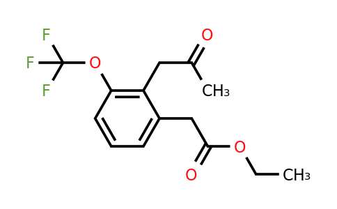 1806650-11-2 | Ethyl 2-(2-oxopropyl)-3-(trifluoromethoxy)phenylacetate