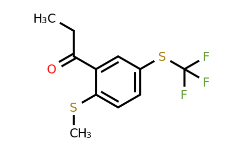 1806650-30-5 | 1-(2-(Methylthio)-5-(trifluoromethylthio)phenyl)propan-1-one