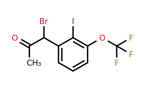 1806651-20-6 | 1-Bromo-1-(2-iodo-3-(trifluoromethoxy)phenyl)propan-2-one